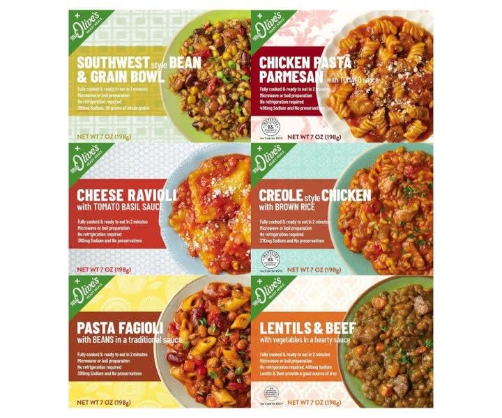 Miss Olive's Variety Pack, 6 Lower Sodium Ready Meals product review