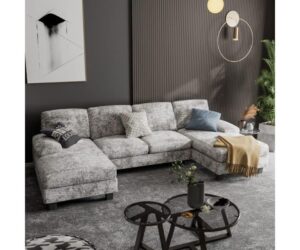 Furniwell Convertible Sectional Sofa Couch