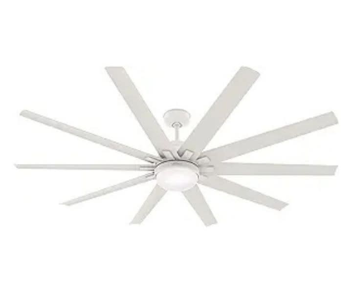 Hunter Fan 72 inch Casual Matte White Finish Outdoor Ceiling Fan product review