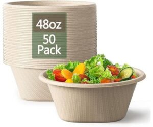 48 Oz Disposable Salad Bowls - Heavy Duty and Compostable Review: Is It Worth It?