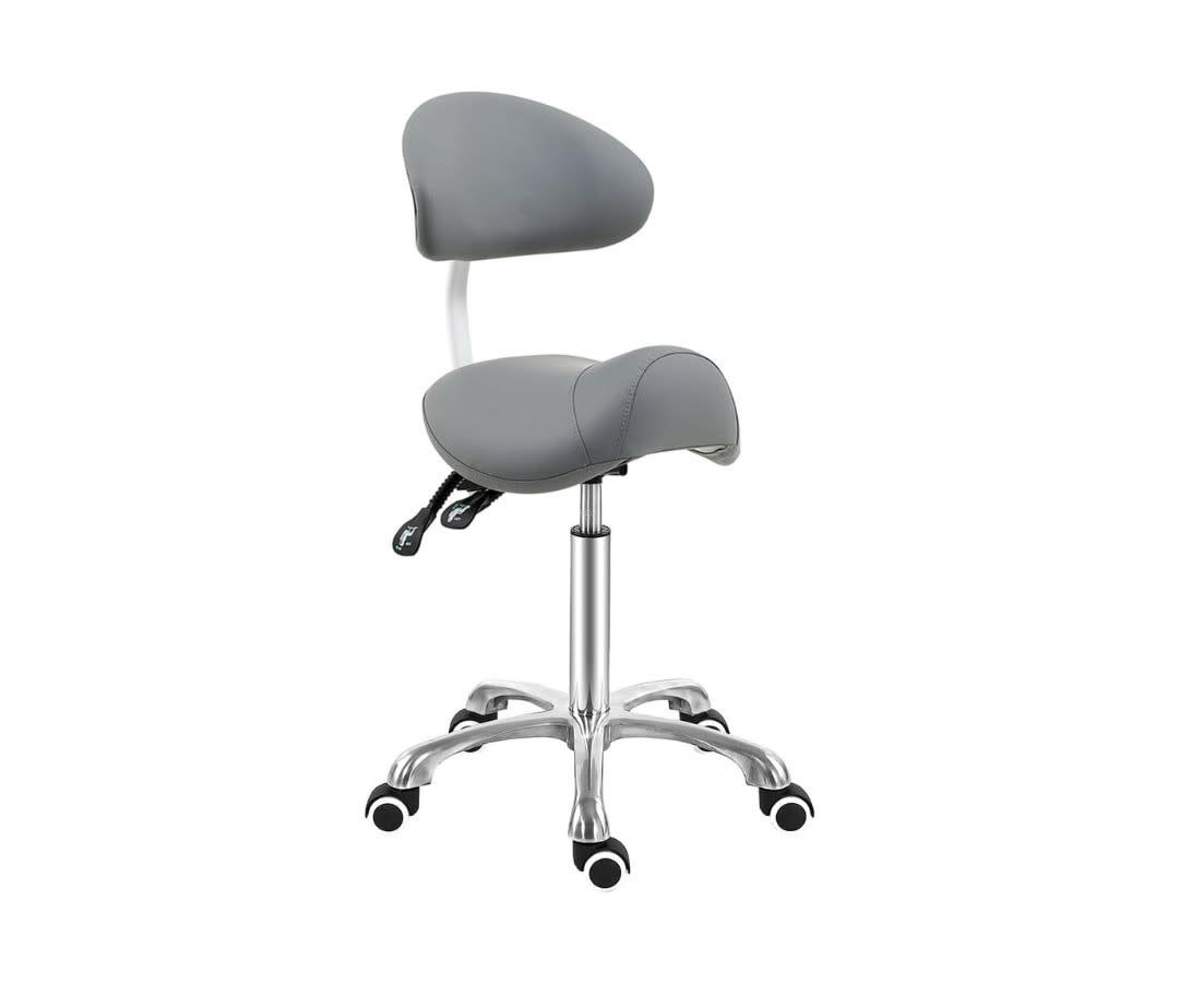 Antlu Saddle Stool Chair with Back Support - Salon, Tattoo, Spa, Clinic product review