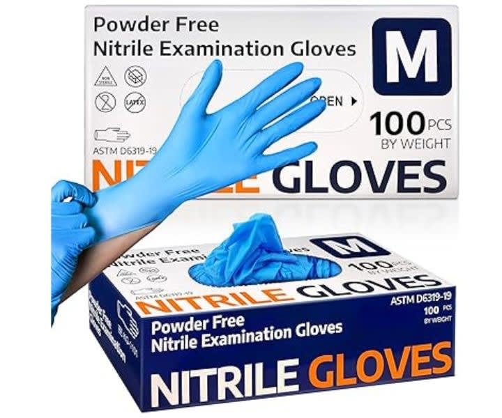 Medical Nitrile Exam Gloves, Latex-Free & Powder-Free product review