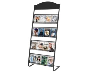 XIDIHF 4-Tier Iron Magazine Rack, 24.8'' Wide, Office Organizer Review: Is It Worth Buying?