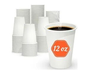 100 Count 12 oz Coffee Cups, Leak-Free Food Safe Paper Cups Review: Is It Worth It?