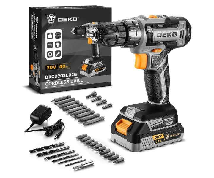 DEKO PRO Cordless Drill 20V Electric Power Drill product review