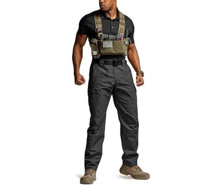 CQR Men's Tactical Pants, Water Resistant Ripstop Cargo Pants product review