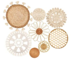 Boho Wall Basket Decor Set of 8 - Macrame & Rattan Review: Is It Worth It?