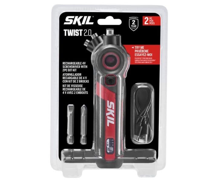 SKIL Twist 2.0 Rechargeable 4V Screwdriver with Pivoting Head product review