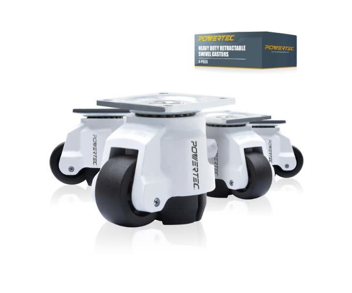 POWERTEC 17300 2-Inch Leveling Casters Set of 4 | Heavy Duty product review