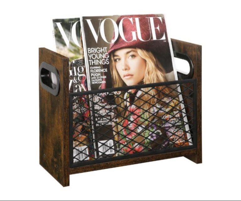 YINMIT Small Magazine Holder, Farmhouse File Storage Basket product review