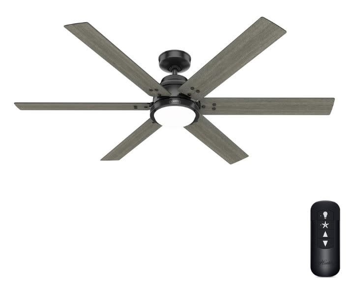 Hunter Smart WiFi Ceiling Fan, 60" Matte Black product review