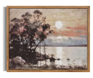 Bluebubble Framed Canvas Sunset Forest Lakeview Wall Art Review: Is It Worth It?