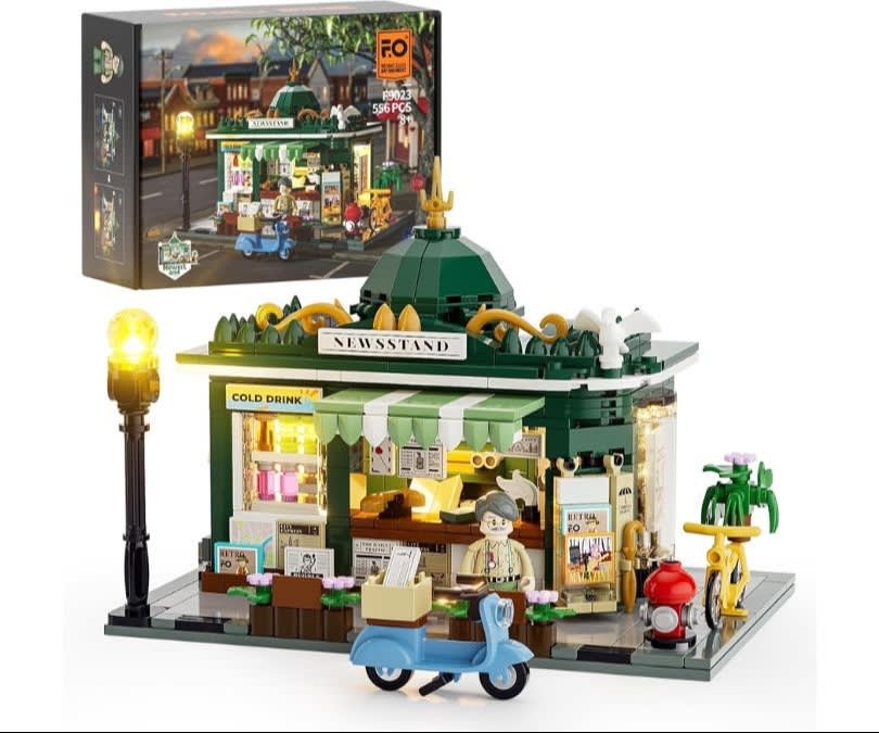 FUNWHOLE Newsstand LED Building Set, product review