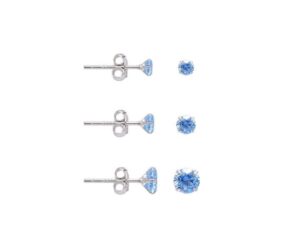 Blue Cubic Zirconia Earrings Studs Set Review: Is It Worth It?