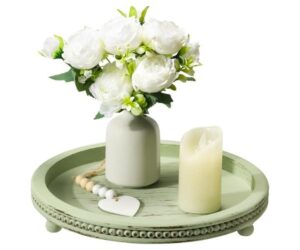 Handmade Wooden Beaded Coffee Table Tray - Sage Review: Is It Worth It?