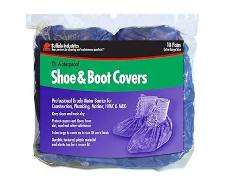 16-Pack X-Large Buffalo 68403 Green Waterproof Boot Covers product review