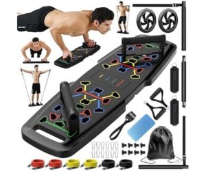 Push Up Board Home Gym with Pilates Bar, Bands, Ab Roller Review: Is It Worth It?