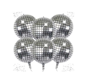 6-Pack 22" Silver Disco Ball Balloons for 90s Party Decor Review: Is It Worth It?
