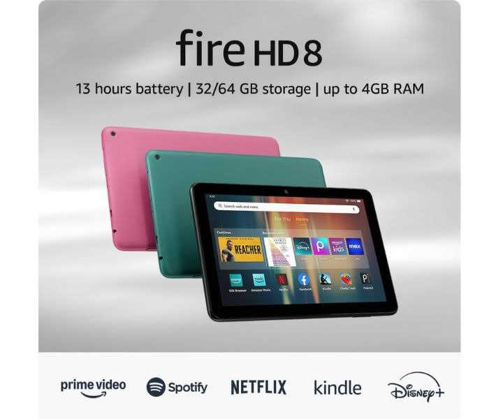 New Amazon Fire HD 8 tablet, 8” HD Display, 3GB memory product review