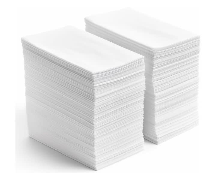 Linen Feel Disposable Napkins, White Hand Towels for Weddings product review