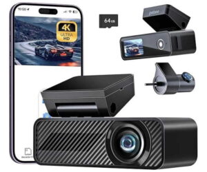 P1 Duo 4K Dash Cam Front and Rear