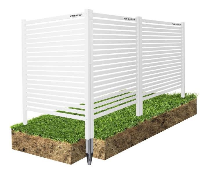 Air Conditioner Fence - 3 Panel Decorative Privacy Vinyl Fence product review