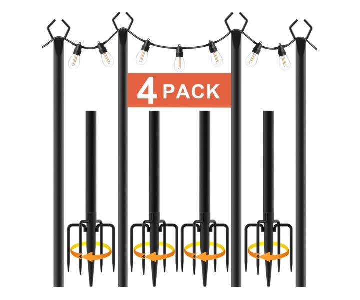 10Ft String Light Poles product review