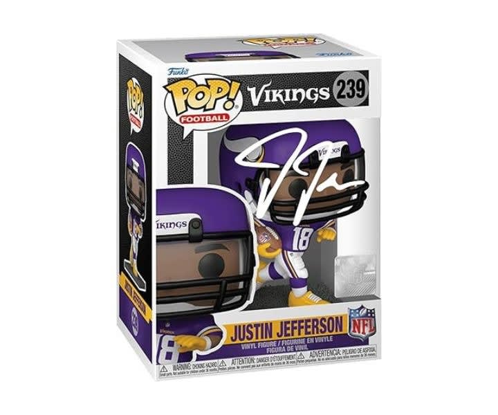 Justin Jefferson #239 Facsimile Signed Reprint Laser Autographed product review