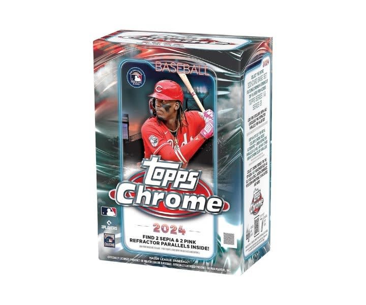 2024 Topps Chrome Baseball Factory Sealed Box - Memorabilia product review