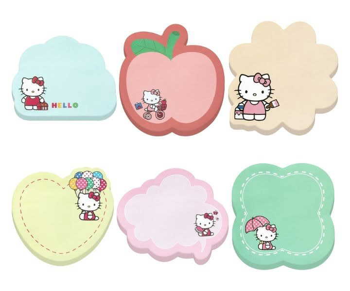 6 Kawaii Kitty Sticky Notes for Kids & Office product review