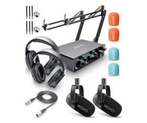 Movo 2-Person Podcast Kit with USB Interface, Mics, Arms: Full Review and Analysis