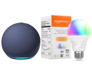 Echo Dot with Amazon Basics Smart Color Bulb Review: Is It Worth It?