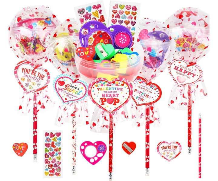 28pk Valentine's Lollipop-Shaped Stationery Set product review