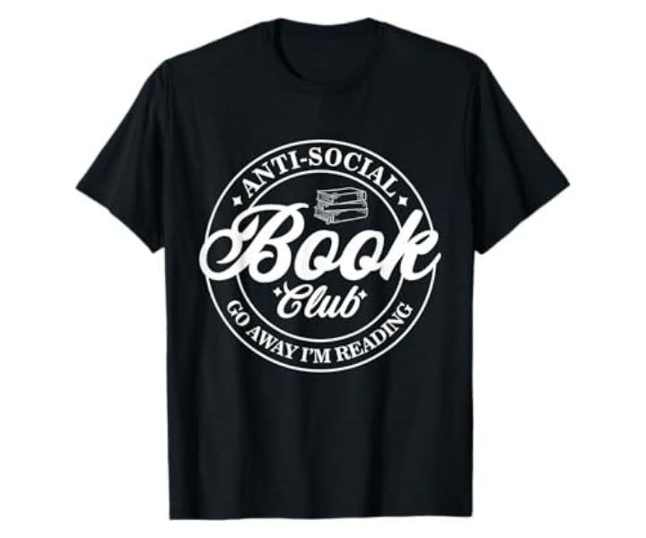 Anti Social Book Club Go Away I'm Reading Funny Bookworm T-Shirt product review