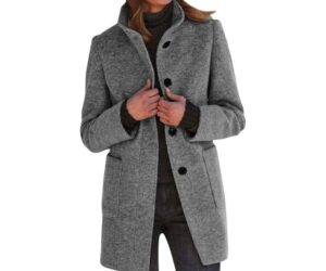 Women's Elegant Wool Coat Button-Down Winter Outerwear: Honest Review and Buying Guide