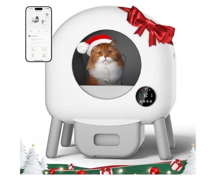 Self-Cleaning Litter Box, 105L, App-Controlled product review