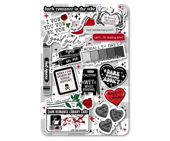 Clear Back Cover Insert for Kindle | Gothic Bookish Decor product review