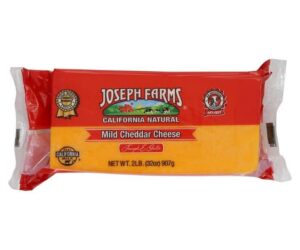 Joseph Farms, Mild Cheddar | Review: Is It Worth It?